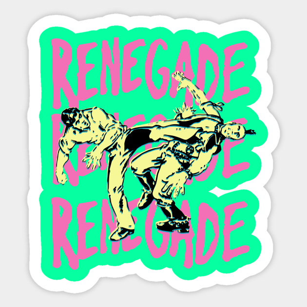 Renegade Vaporwave Sticker by HardcoreNerdity